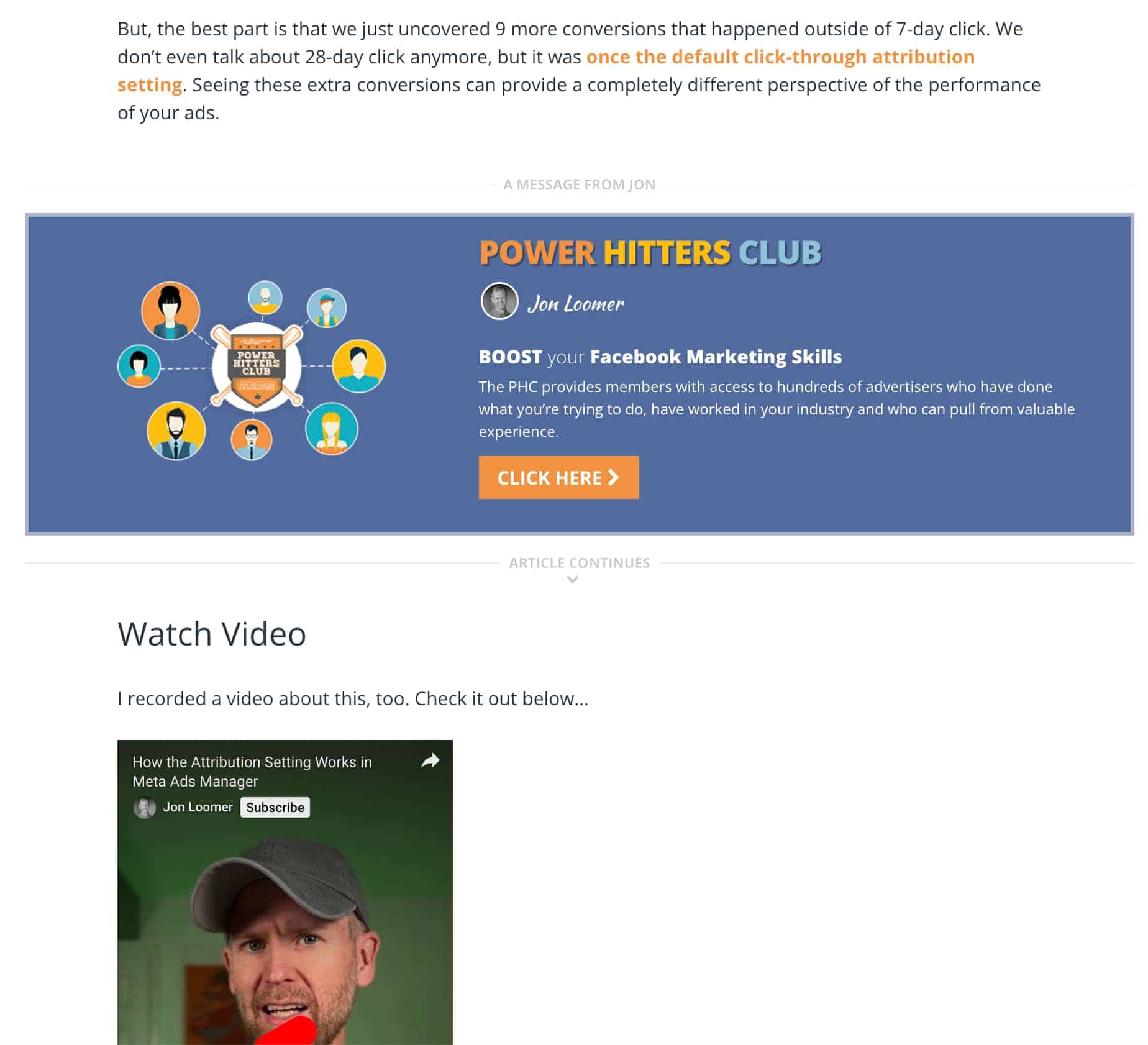 Jon Loomer Using Multiple CTAs in One Content Marketing Blog Post