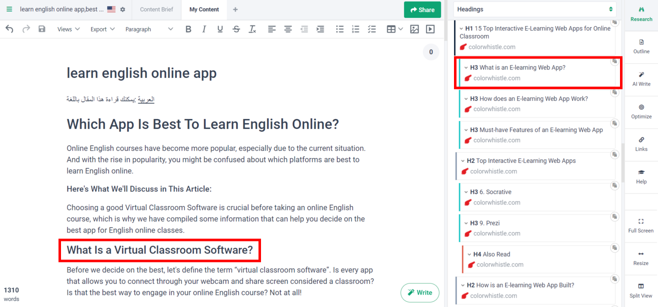 how to discover question gaps using Frase.io 